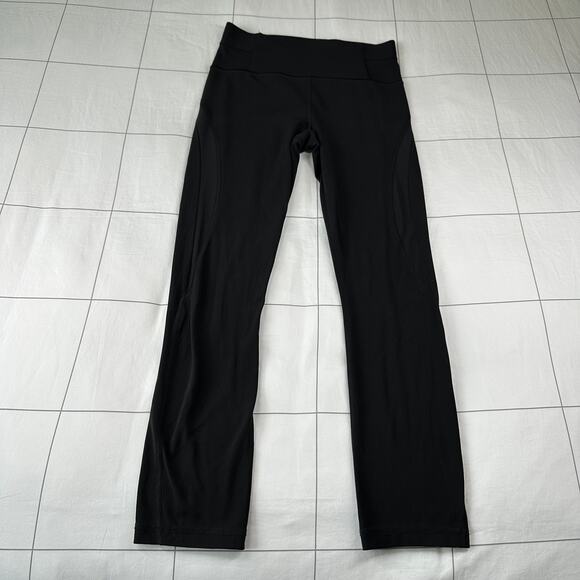 Athleta Pants - Athleta Leggings Womens Small Black Aura Heel Tight Ankle Yoga Athletic Workout